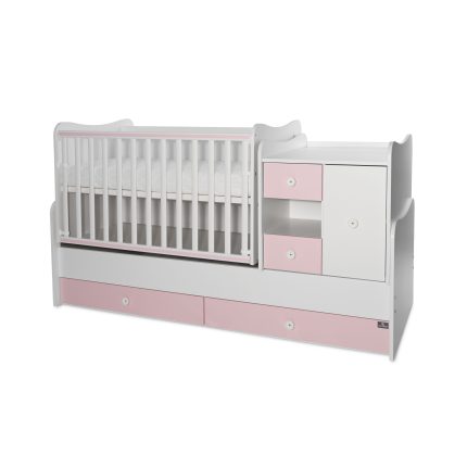 Lorelli Πολυμορφικό Κρεβατάκι Μωρού Minimax 190*72 White & Orchid Pink 10150500038A