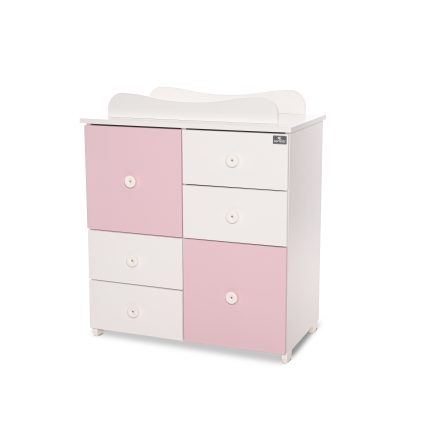 Lorelli Συρταριέρα Cupboard White & Orchid Pink 10170110038A
