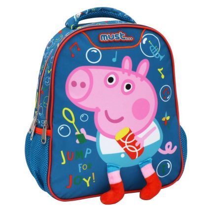 Σχολική Τσάντα Πλάτης Νηπίου George Pig Jump For Joy Must 2 Θήκες (27x10x31εκ) 5205698583919