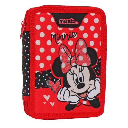 Κασετίνα Διπλή Γεμάτη Disney Minnie Mouse Must (15x21x5εκ) 5205698588365