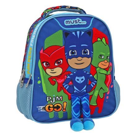 Σχολική Τσάντα Πλάτης Νηπίου PJ Masks Go Must 2 Θήκες (27x10x31εκ) 5205698585609