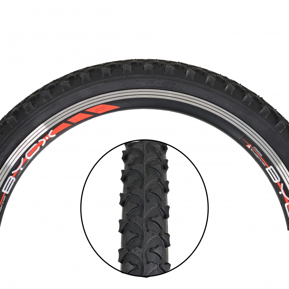 Byox Λάστιχο Ποδηλάτου Tyre 18“ x 2.125 (57-355) XJ659 3800146216979 Byox Λάστιχο Ποδηλάτου Tyre 18“ x 2.125 (57-355) XJ659 3800146216979