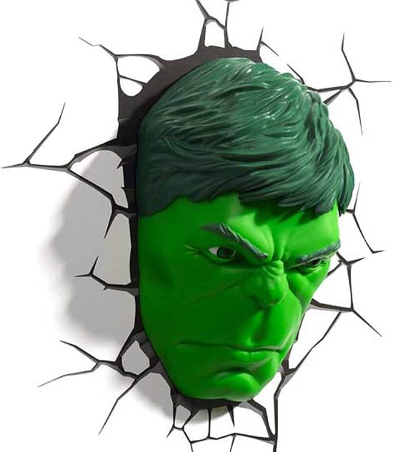 The Source Hulk Face 3D Deco Light 8+