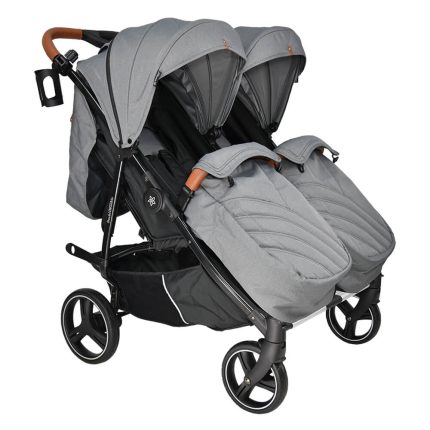 Καρότσι Διδύμων Double Trouble Grey 7901-186, Bebe Stars