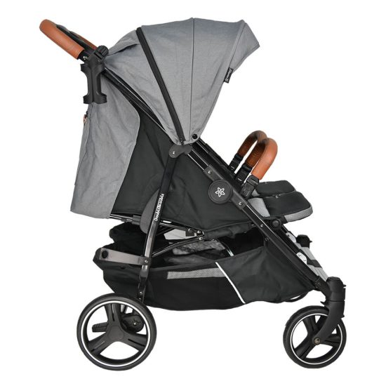 Καρότσι Διδύμων Double Trouble Grey 7901-186, Bebe Stars
