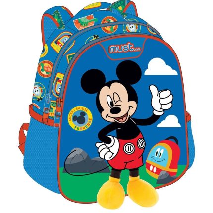 Σχολική Τσάντα Πλάτης Νηπίου Disney Mickey Mouse Adventure Seeker Must 2 Θήκες (27x10x31εκ) 5205698583872