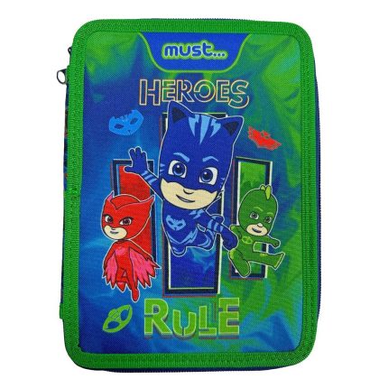 Κασετίνα Διπλή Γεμάτη PJ Masks Heroes Rule Must (15x21x5εκ) 5205698603938 #