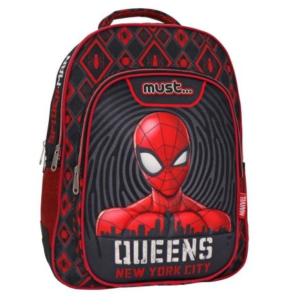 Σχολική Τσάντα Πλάτης Δημοτικού 3 Θήκες Spiderman Queens New York City Must (32x18x43εκ) 5205698584350 #