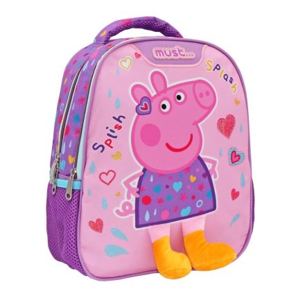 Σχολική Τσάντα Πλάτης Νηπίου Peppa Pig Splish Splash Must 2 Θήκες (27x10x31εκ) 5205698583933