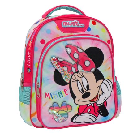 Σχολική Τσάντα Πλάτης Νηπίου Disney Minnie Mouse I Love Rainbow Must 2 Θήκες (27x10x31εκ) 55205698585630