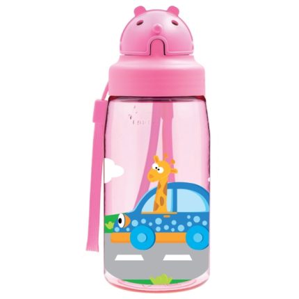 Παγούρι Αμαξάκια Tritan 450ml - Πώμα OBY - Free BPA || Laken