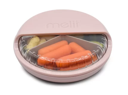 Περιστρεφόμενο Δοχείο Σνακ Pink-Grey 342ml - Melii