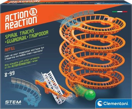 Μαθαίνω Και Δημιουργώ Action-Reaction Εκπαιδευτικό Spiral Tracks-Guardrail-Trapdoor Exp. Pack 8+, As Company