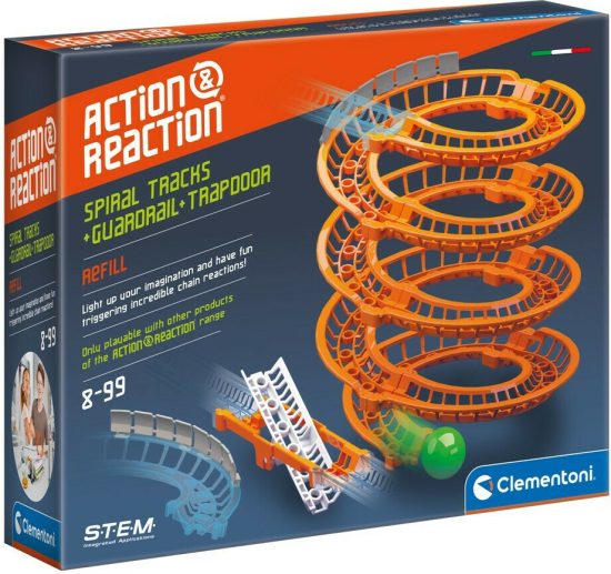Μαθαίνω Και Δημιουργώ Action-Reaction Εκπαιδευτικό Spiral Tracks-Guardrail-Trapdoor Exp. Pack 8+, As Company