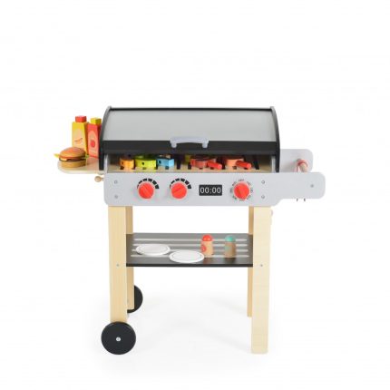 Ξύλινο Σετ Μπάρμπεκιου BBQ Grill Playset TK808 6972633375890 3+ - Tooky Toy