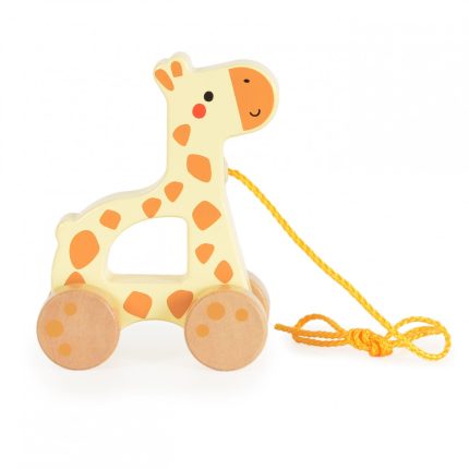 Ξύλινη Συρόμενη Καμηλοπάρδαλη Pull Along Giraffe TJ009 6972633376354 18m+ - Tooky Toy