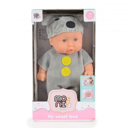 Κούκλα Μωρό 20cm Doll Muse Grey 6125 3800146223380 3+ - Moni Toys