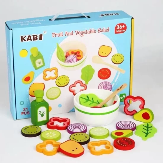 Ξύλινα Φρούτα και Λαχανικά 3+ - Kabi