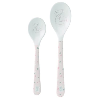 Κουταλάκια Σετ 2τμχ Flamingo 6m+ - Saro