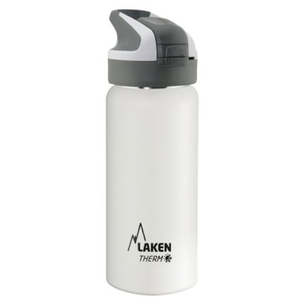 Θερμός 500ml Λευκό με Πώμα Summit - Laken