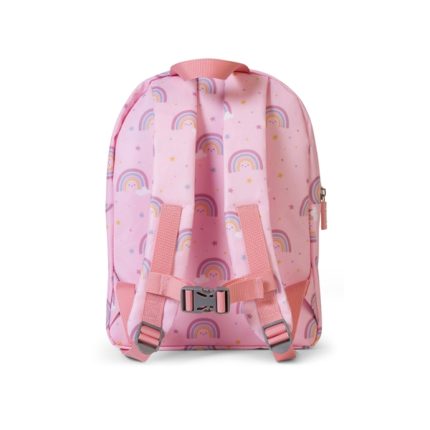 Τσάντα Νηπιαγωγείου Pink Rainbow (29x21x9cm) - Saro