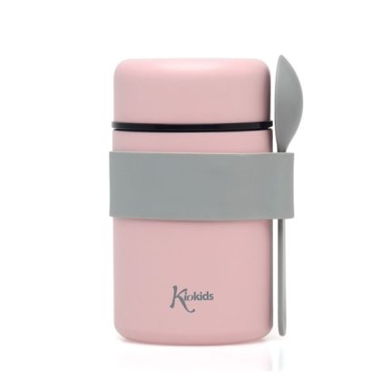 Βρεφικό Θερμός Φαγητού με Κουταλάκι Ροζ 500ml - Kiokids