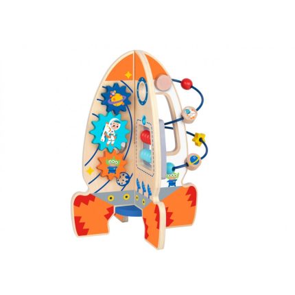 Ξύλινος Πύραυλος Δραστηριοτήτων Activity Rocket TK333 6972633374466 24m+ - Tooky Toy