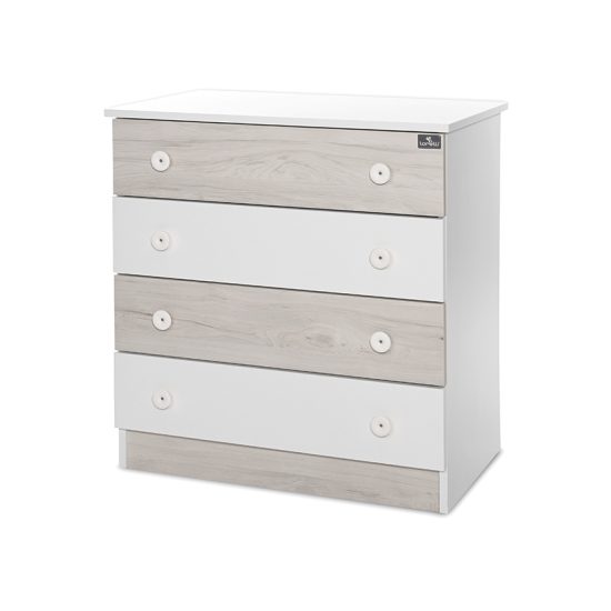Lorelli Συρταριέρα Dresser White & Light Oak New 10170070045A