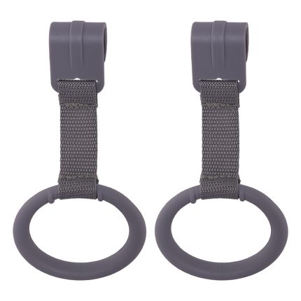 Lorelli Κρίκοι για Παρκοκρέβατο 2τμχ Grey 10380152216