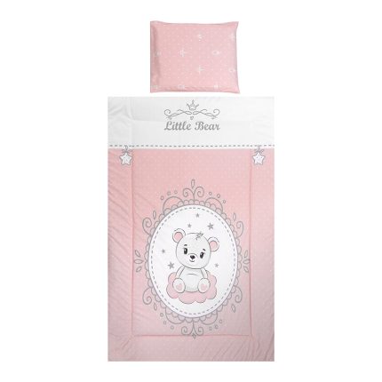 Lorelli Σετ Προίκα Μωρού COSY 3 τμχ Ranforce Little Bear Pink 10420015902