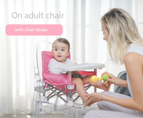 Κάθισμα Φαγητού Pop Seat Booster - Pink - Babywise