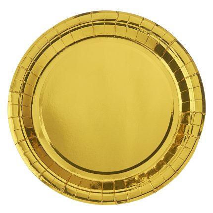 Χάρτινο Πιάτο Χρυσό 18εκ Σετ 10τμχ ΡΤ116-1