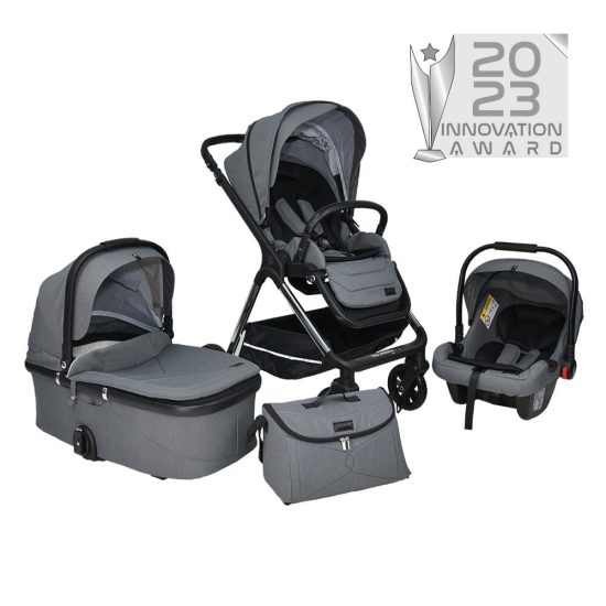 Πολυκαρότσι Nammas 3σε1 Grey 335-186, Bebe Stars