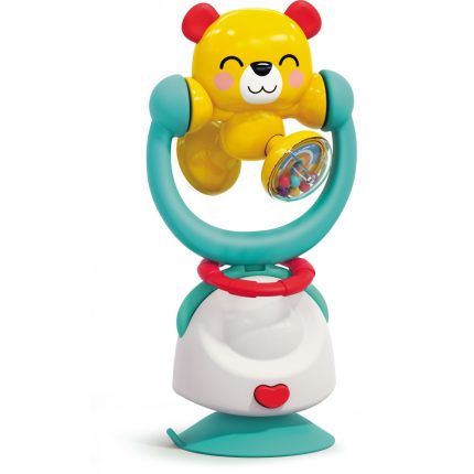 Αρκουδάκι Βεντούζα-Κουδουνίστρα 2σε1 High Chair Toys & Baby Rattle E7975A 3800146224288 6m+ - Hola