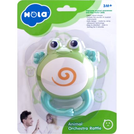 Βάτραχος Κουδουνίστρα Frog Rattle E318B-2 3800146224110 3m+ - Hola