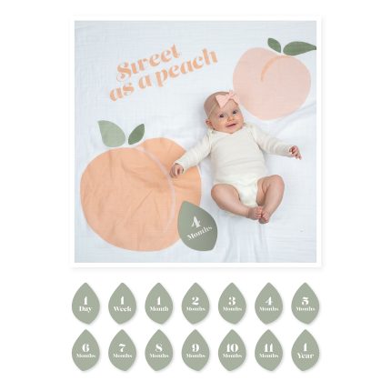 Mουσελίνα Φωτογράφισης + Κάρτες- Sweet as Peach - Lulujo
