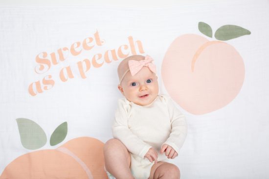 Mουσελίνα Φωτογράφισης + Κάρτες- Sweet as Peach - Lulujo