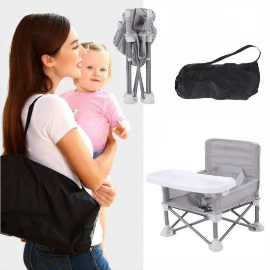 Κάθισμα Φαγητού Pop Seat Booster - Grey - Babywise