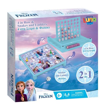 Επιτραπέζιο Παιχνίδι 4 στην Σειρά και Φιδάκι Frozen 5205698648861 # 6+ Luna