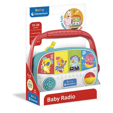 Baby Clementoni Βρεφικό Παιχνίδι Baby Ραδιόφωνο 10m+ 1000-17459# , As Company