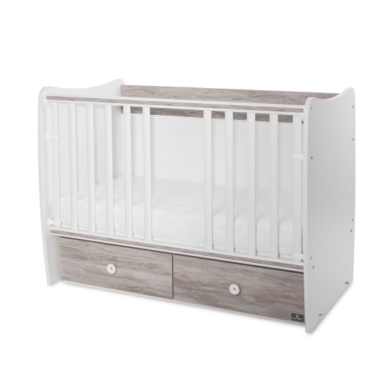 Lorelli Πολυμορφικό Κρεβατάκι Μωρού Matrix New 120x60 White & Artwood 10150600043P