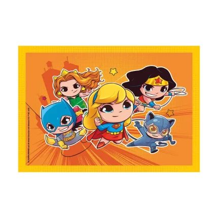Clementoni Παιδικό Παζλ 4 in 1 Supercolor DC Comics Super Friends 12-16-20-24 τμχ 3+ - As Company