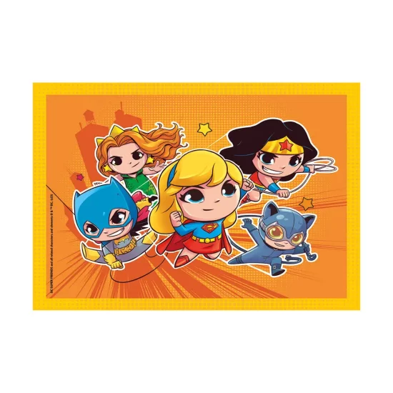 Clementoni Παιδικό Παζλ 4 in 1 Supercolor DC Comics Super Friends 12-16-20-24 τμχ 3+ - As Company