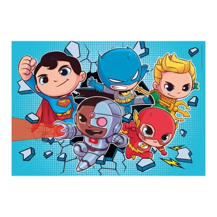 Clementoni Παιδικό Παζλ Supercolor DC Comics Super Friends 2x60 τμχ 4+ - As Company