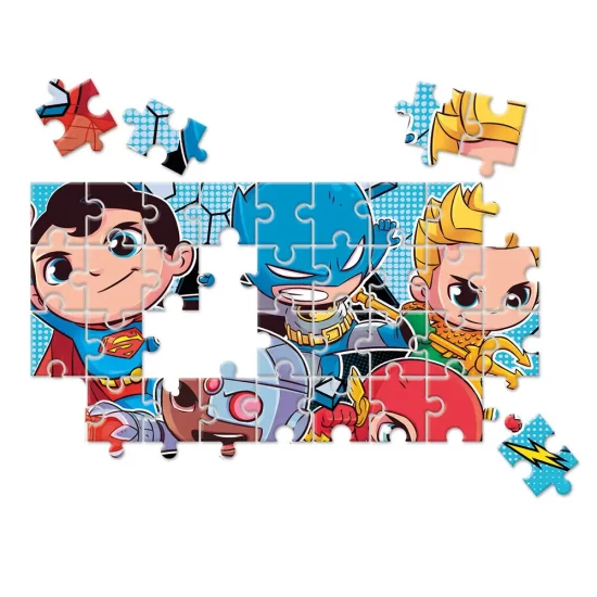 Clementoni Παιδικό Παζλ Supercolor DC Comics Super Friends 2x60 τμχ 4+ - As Company