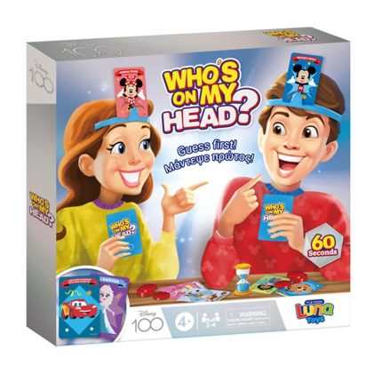 Επιτραπέζιο Παιχνίδι Ποιος Είναι στο Κεφάλι με Ήρωες Disney 4+ 5205698632587 - Luna