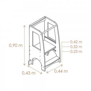 Πύργος Εκμάθησης Montessori 439-02 12m+, Bebe Stars Πύργος Εκμάθησης Montessori 439-02 12m+, Bebe Stars