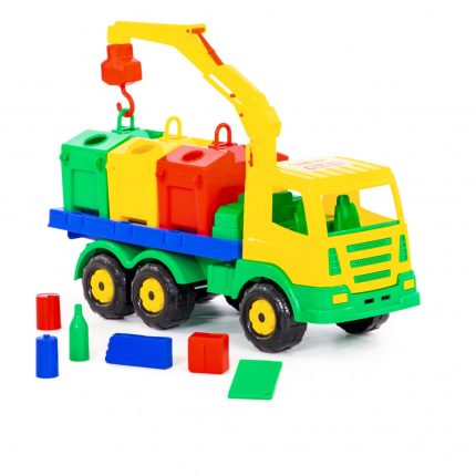 Παιχνίδι Σκουπιδιάρικο SuperTruck Garbage Truck 4810344044181 3+ - Polesie