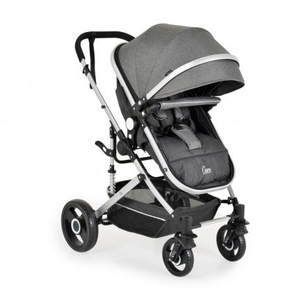 Moni Πολυκαρότσι Ciara 2 in 1 Grey-Black 3800146236540