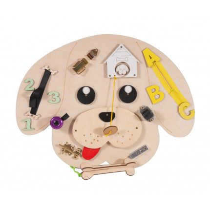 Ξύλινος Εκπαιδευτικός Πίνακας Montessori Wooden Board Dog 3800146224530 3+ - Moni Toys